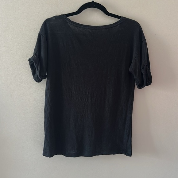 Bundle of Three J. Crew Women’s Linen Roll-Cuff Crewneck T-Shirts Tops Size XS - Picture 3 of 9